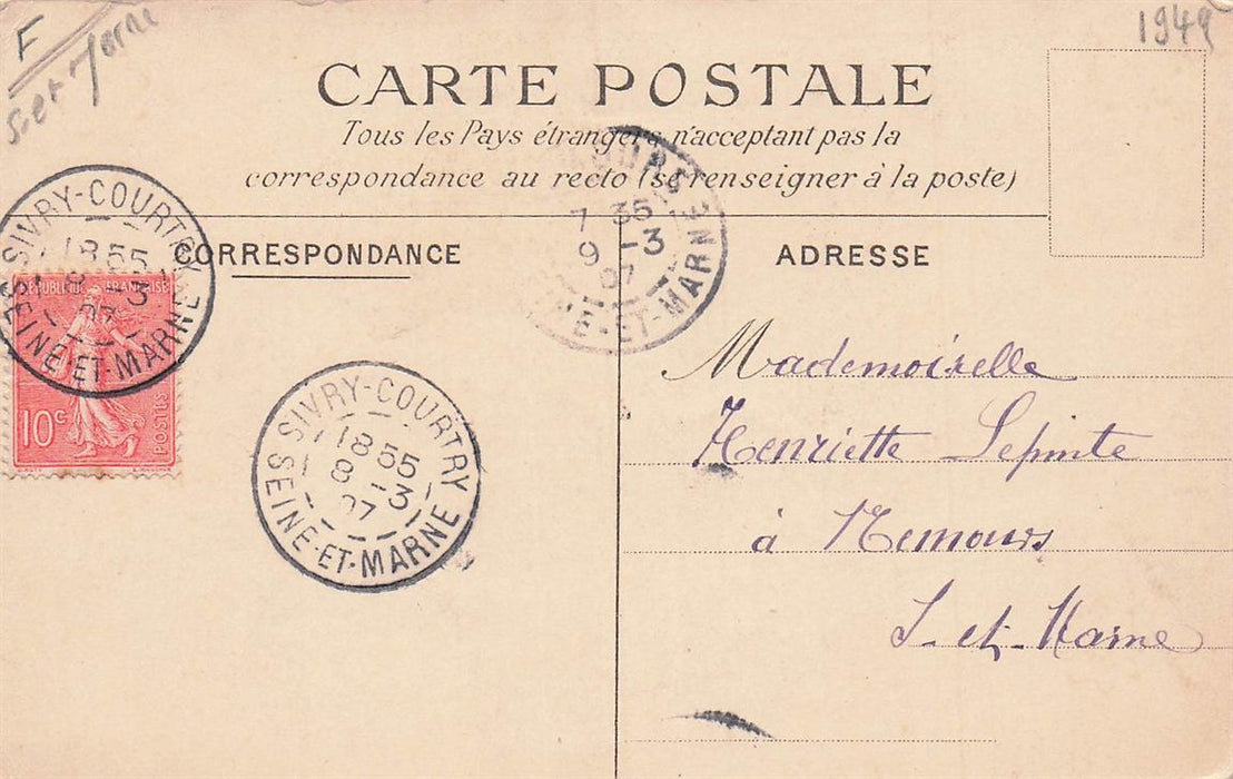 Sivry-Courtry (S.-Et-M.) La Route De Melun