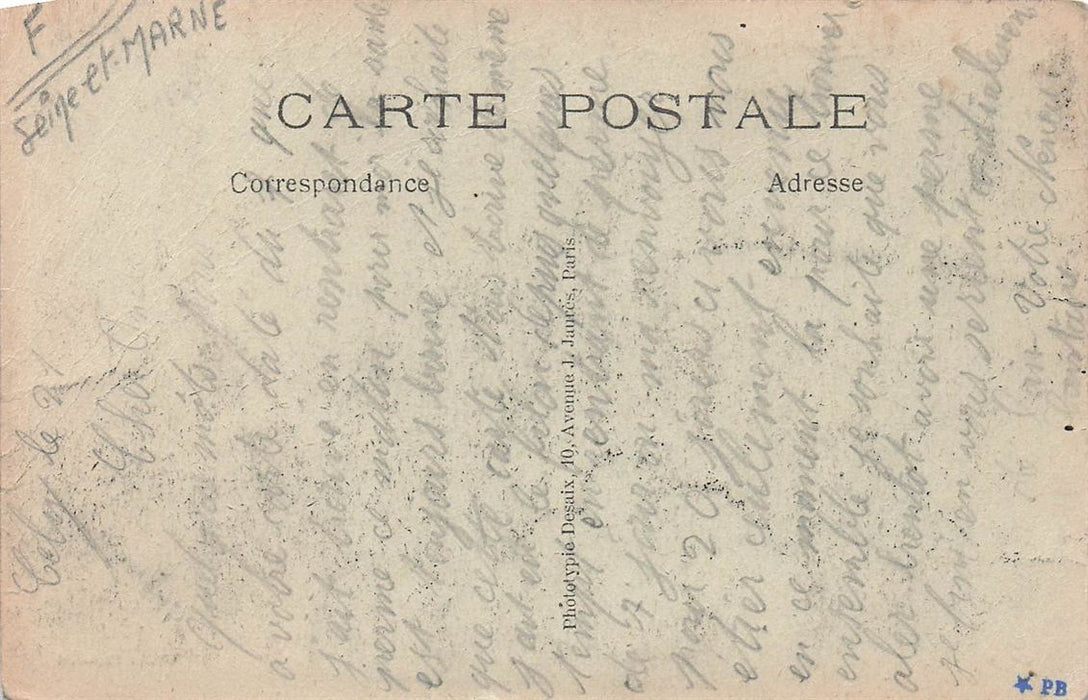 Cely-En-Biere (S.-Et-M.) Infirmerie Du 26 Chasseurs A Pied