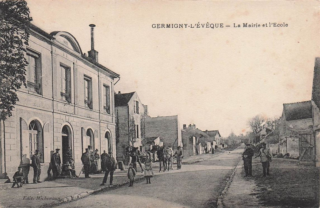 Germigny-L'Eveque La Mairie Et L'Ecole