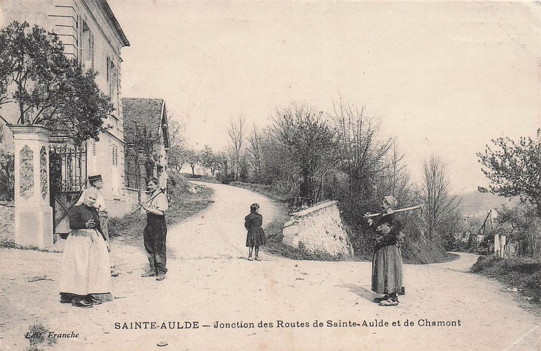 Sainte-Aulde Jonction Des Routes De Sainte-Aulde Et De Chamont