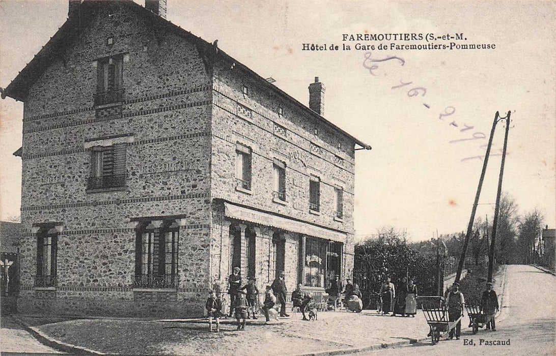 Faremoutiers (S.-Et-M) Hotel De La Gare De Faremoutiers-Pommeuse