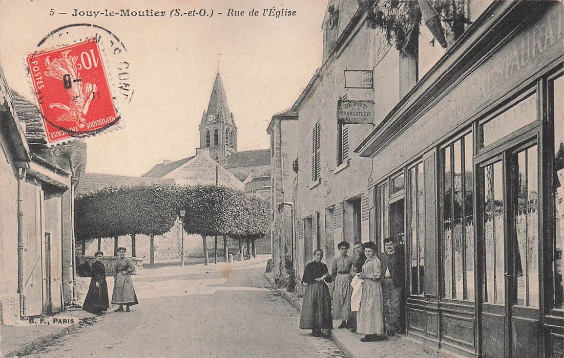 Jouy-Le-Moutier (S.-Et-O) Rue De Eglise