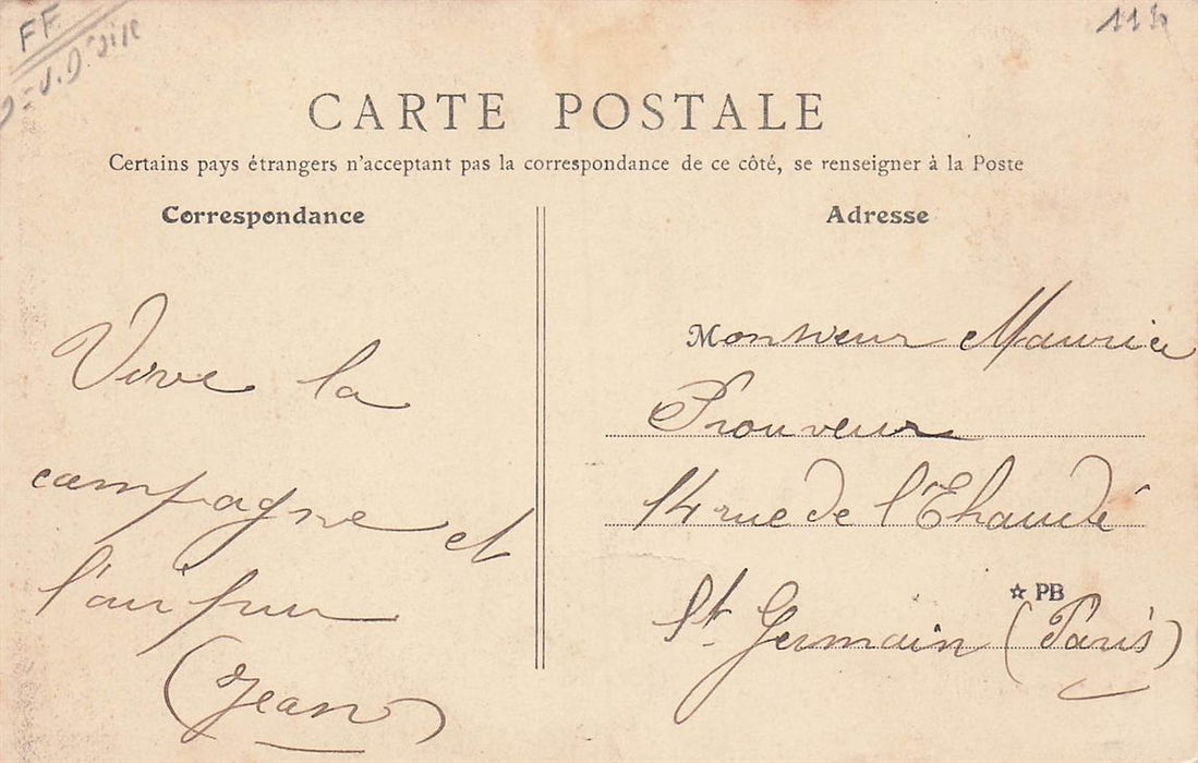 Jouy-Le-Moutier (S.-Et-O) Rue De Eglise