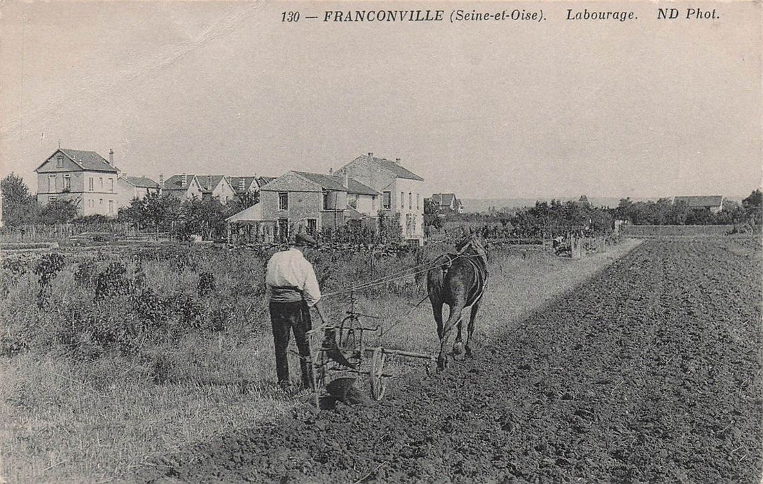 Franconville (Seine-Et-Oise) Labourage