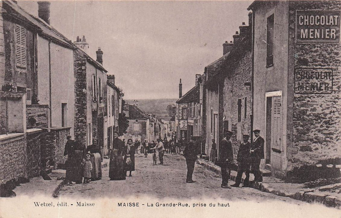 Maisse La Grande-Rue Prise Du Haut
