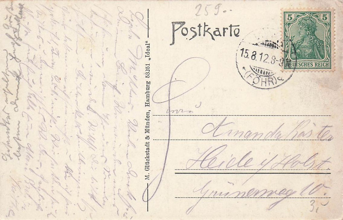 Nordseebad Wyk A Föhr Partie Im Lembkehain