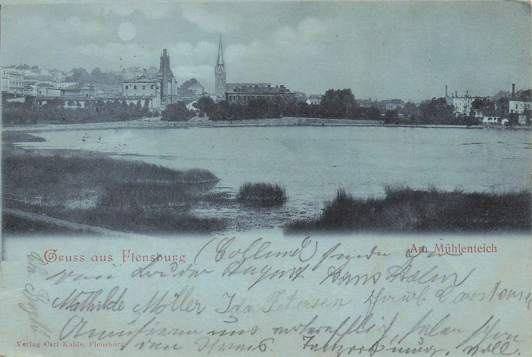 Mühlenteich Gruss Aus Flensburg