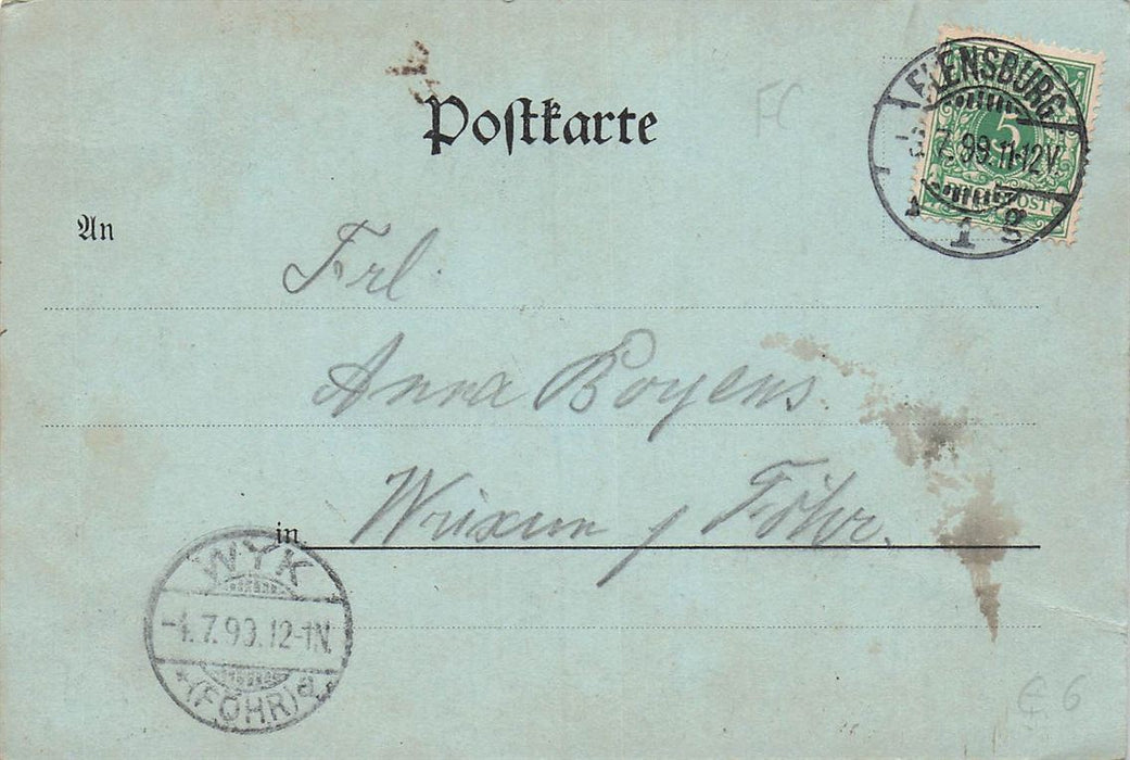 Mühlenteich Gruss Aus Flensburg