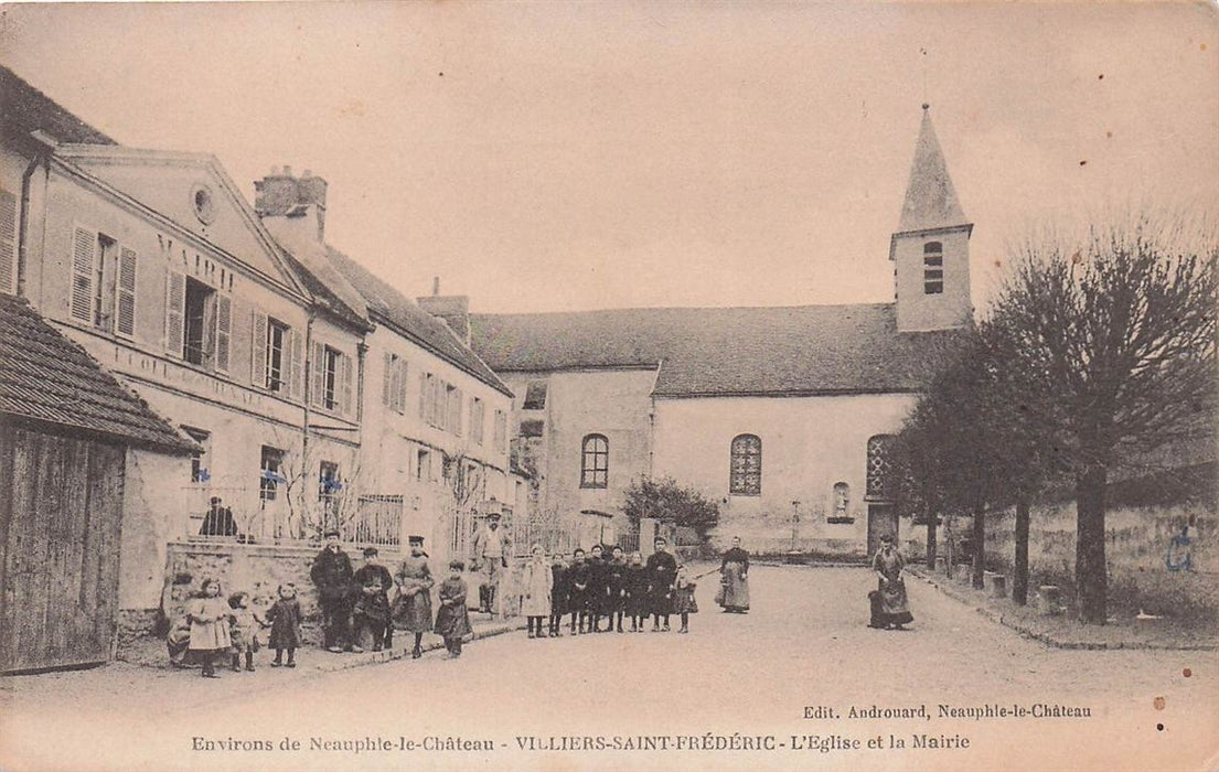 Villiers-Saint-Frederic L'Eglise Et La Mairie