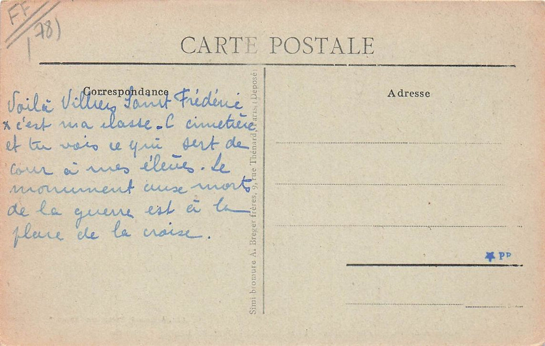 Villiers-Saint-Frederic L'Eglise Et La Mairie