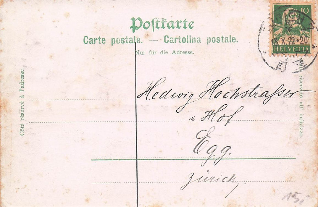 Zürich Postgebäude U Münster