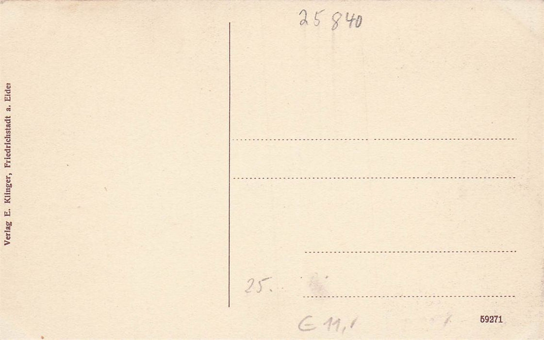 Friedrichstadt A Eider Partie Am Mittelburggraben