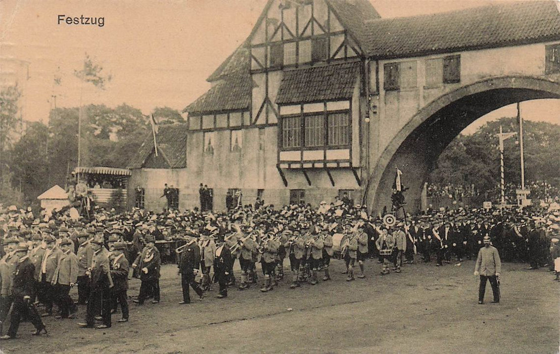 Festzug Bündesschiessen Hamburg 1909