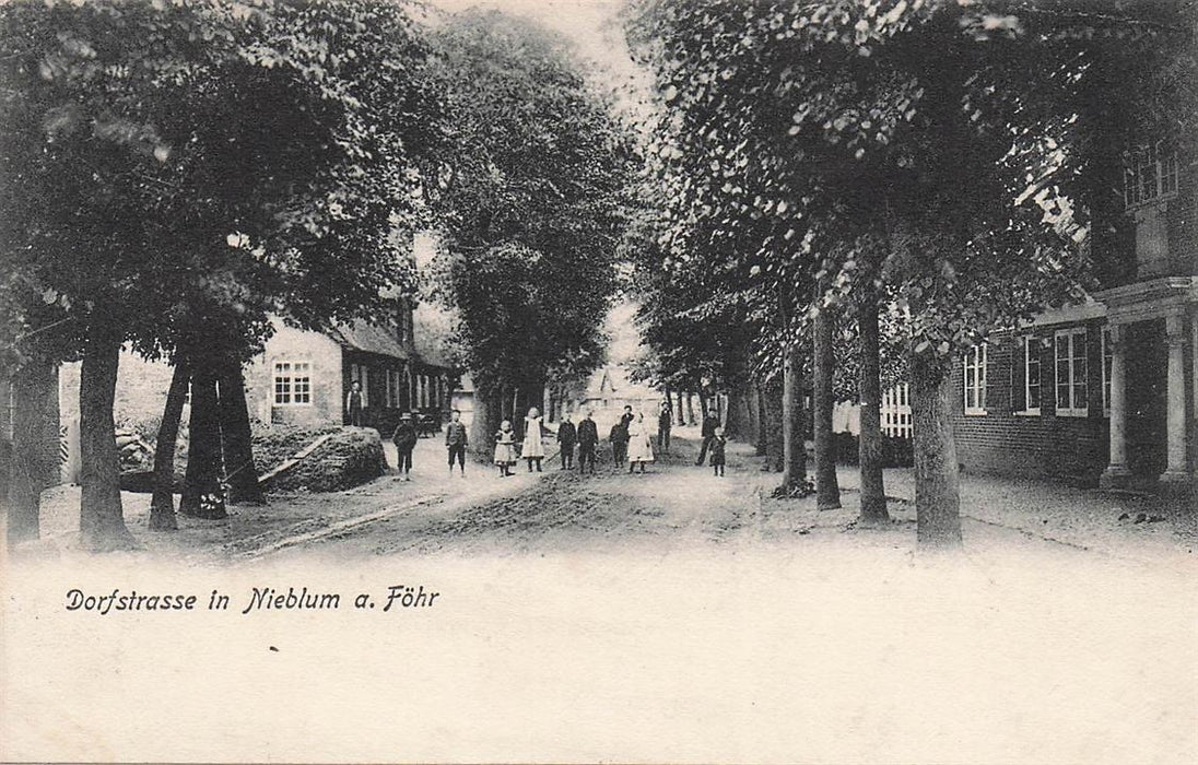 Dorfstrasse In Nieblum A Föhr