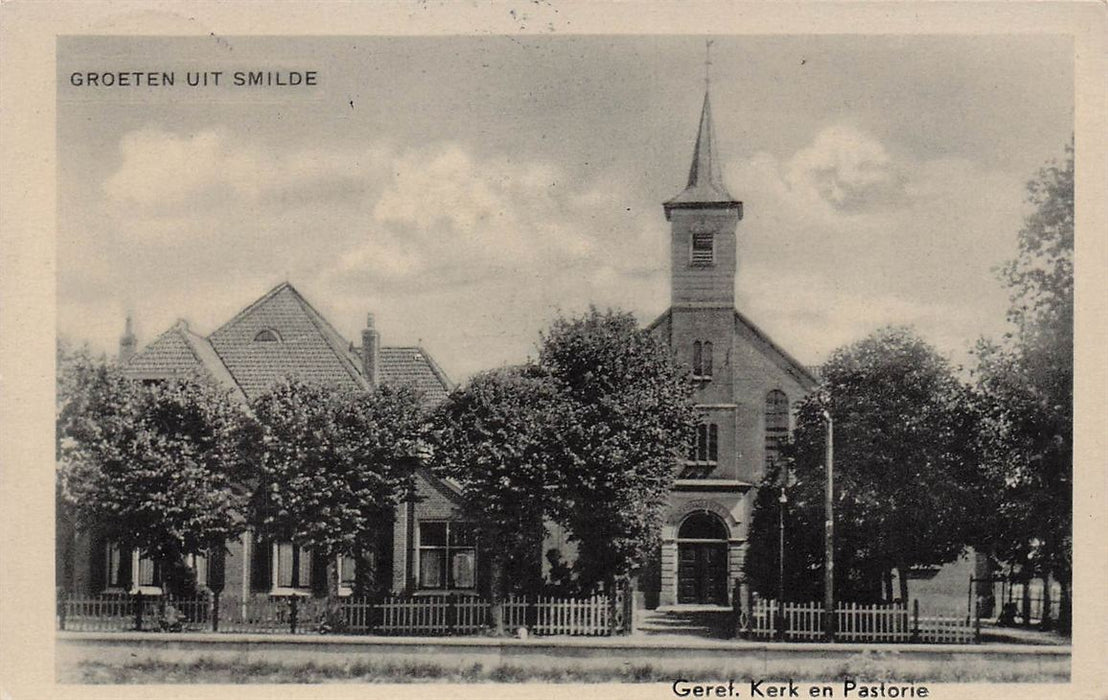 Groeten Uit Smilde Geref Kerk En Pastorie