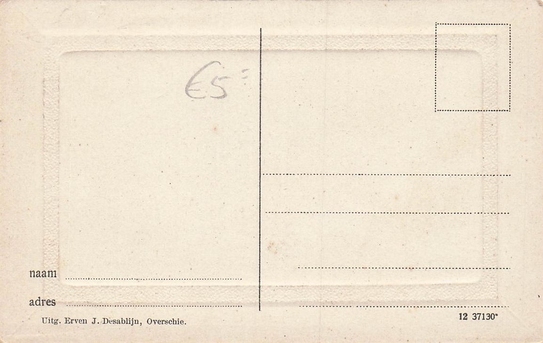 Overschie Gezicht Op Het Plantsoen En Pastorie Der Ned Herv Kerk