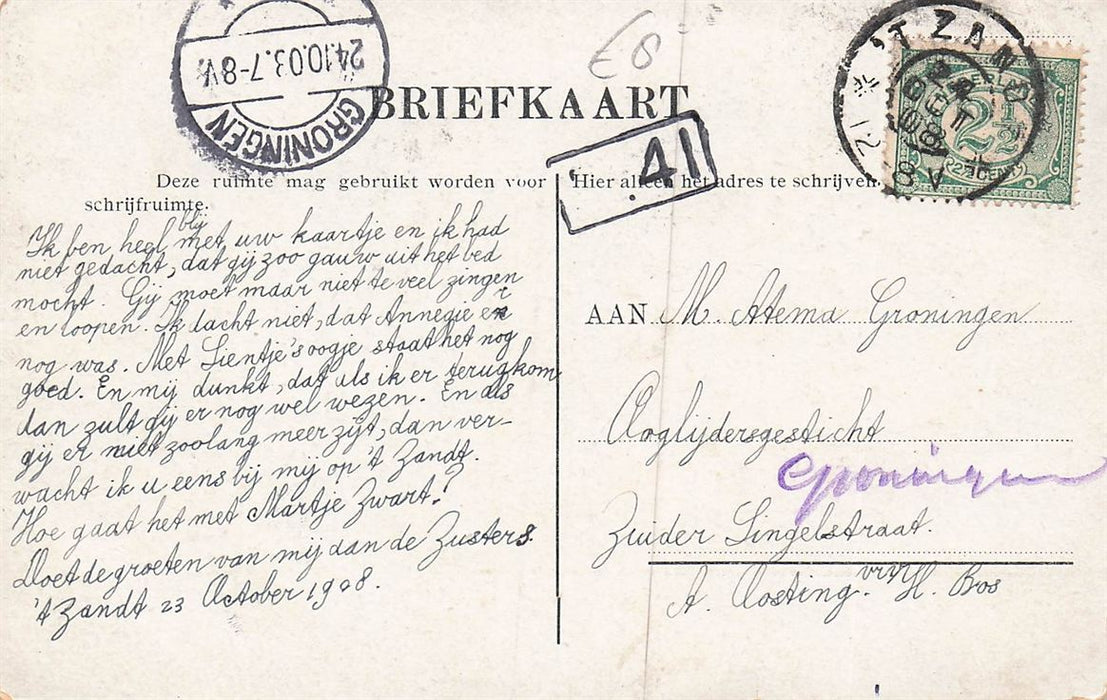 T Zandt (Gron.) Pastorie
