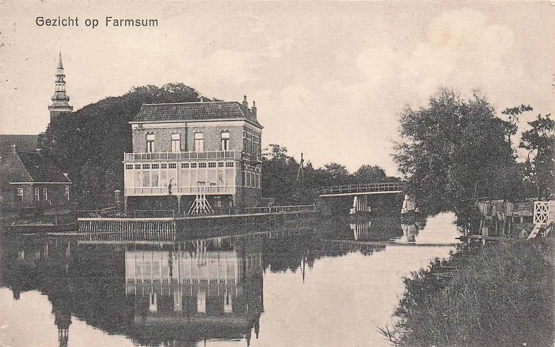 Gezicht Op Farmsum