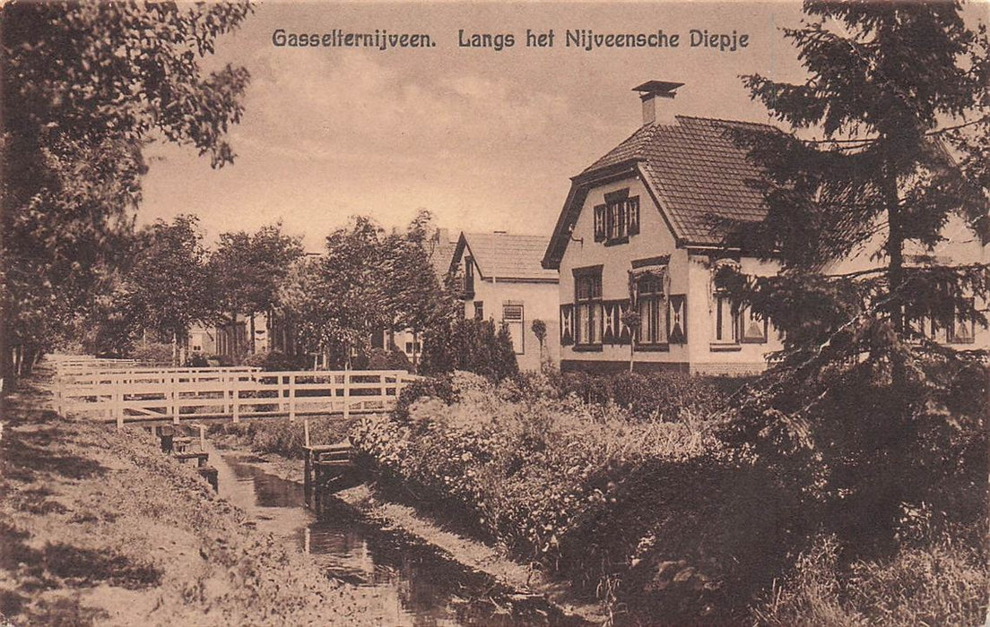 Gasselternijveen Langs Het Nijveensche Diepje