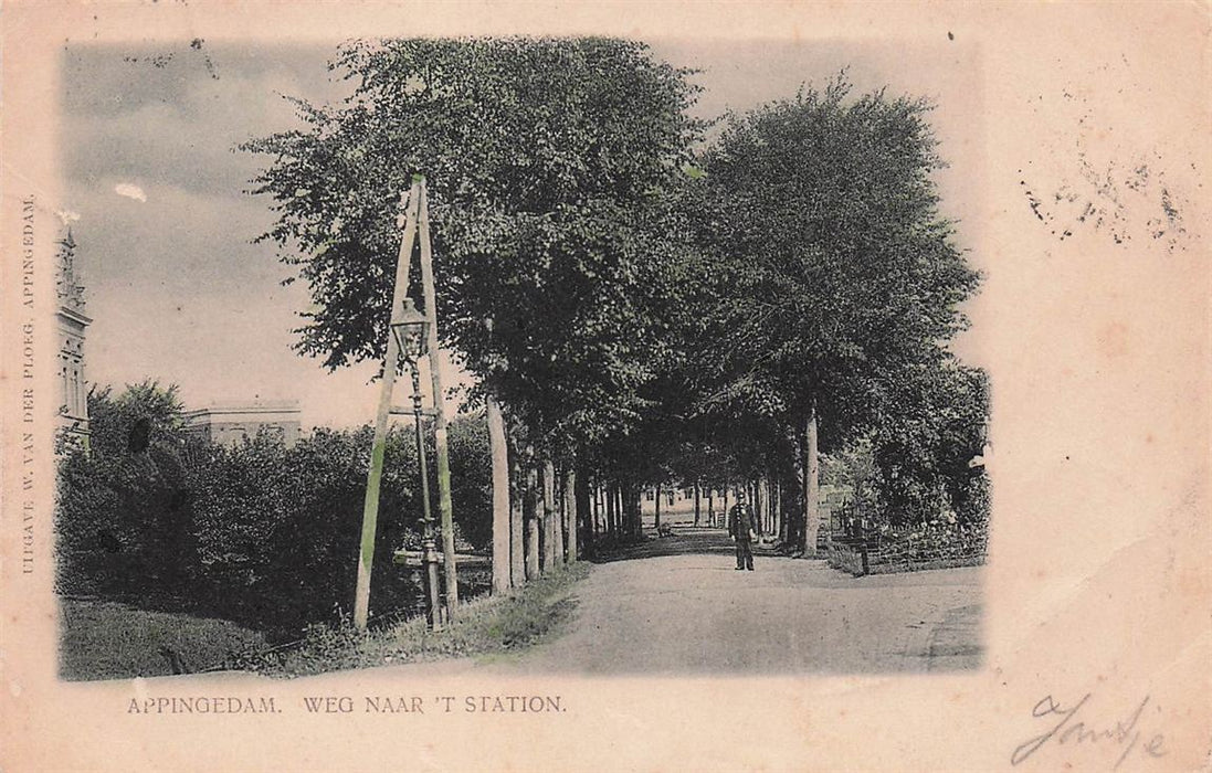 Appingedam Weg Naar 'T Station