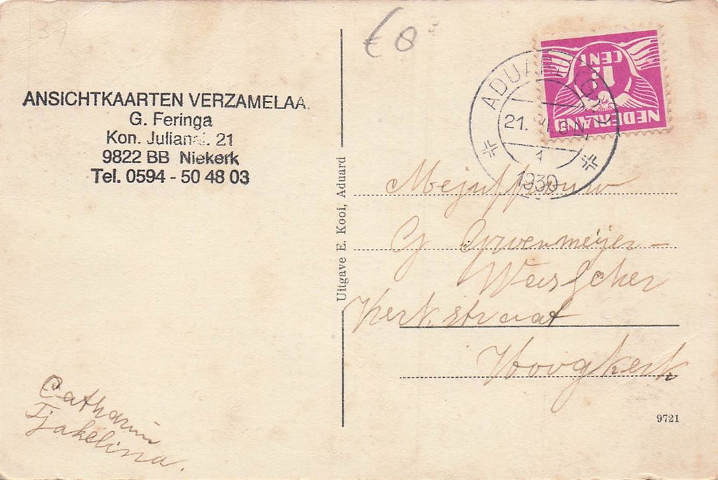 Gevel Der Gerest Herv Kerk (Met Luidklok) Te Aduard