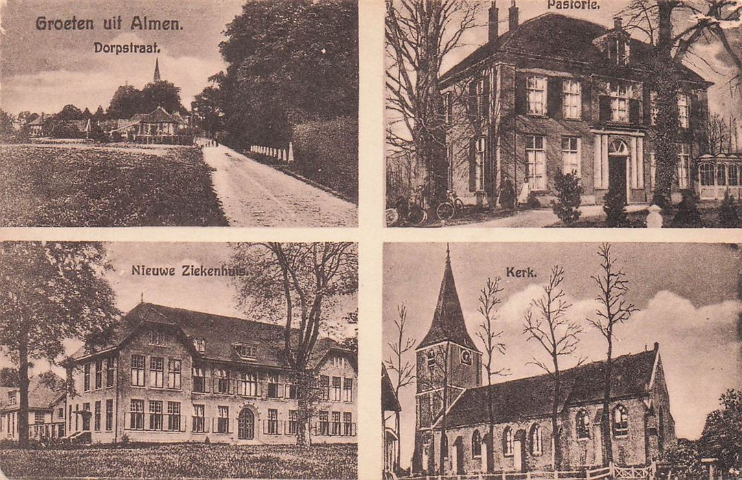 Almen Dorpstraat Pastorie Nieuwe Ziekenhuis Kerk