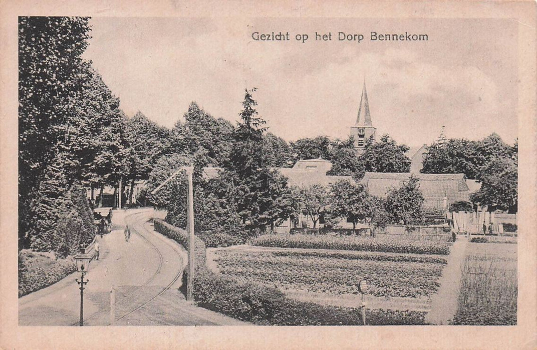 Gezicht Op Het Dorp Bennekom