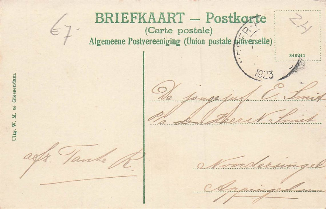 Giessendam Den Dam Met Kerktoren