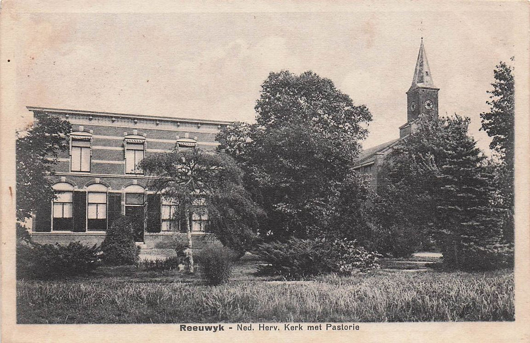 Reeuwijk Ned Herv Kerk Met Pastorie