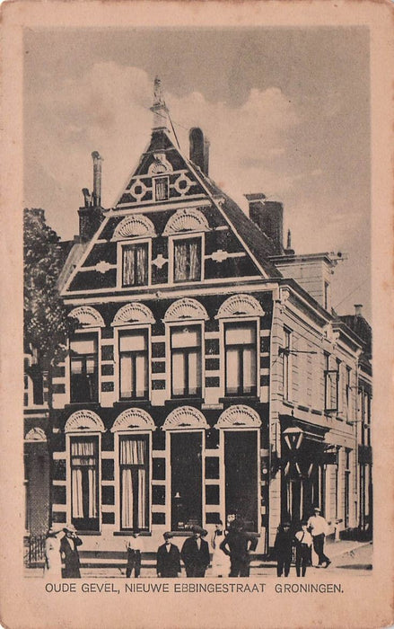 Oude Gevel Nieuwe Ebbingestraat Groningen