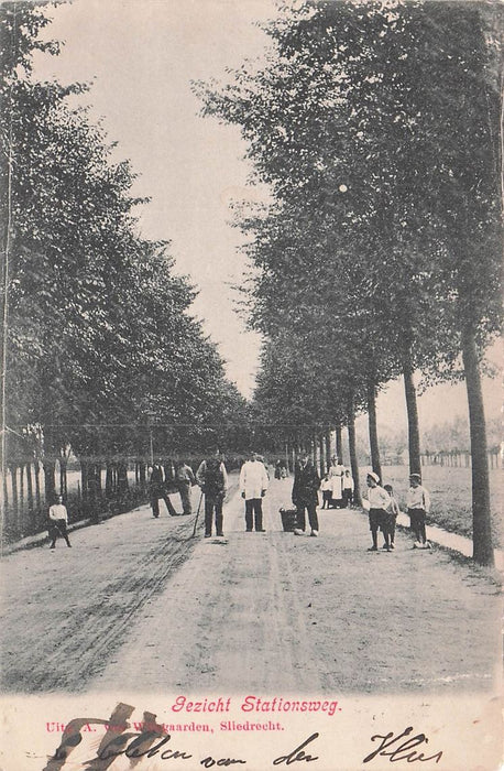 Gezicht Stationsweg Sliedrecht