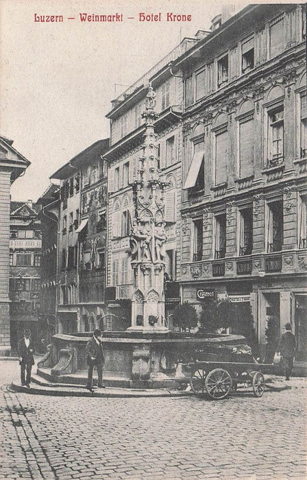 Luzern Weinmarkt Hotel Krone