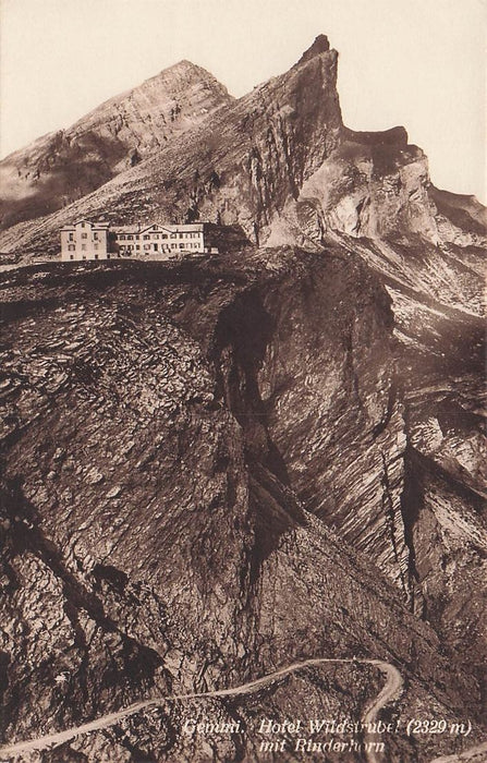 Gemmi Hotel Wildstrube! (2329 M) Mit Rinderhorn