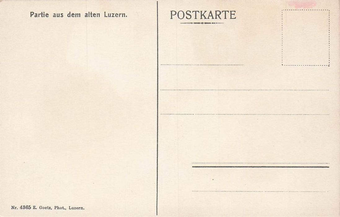 Partie Aus Dem Alten Luzern
