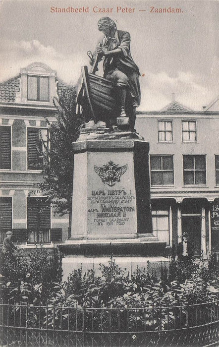 Standbeeld Czaar Peter Zaandam