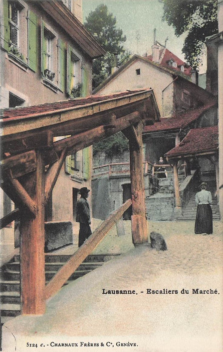 Lausanne Escaliers Du Marche