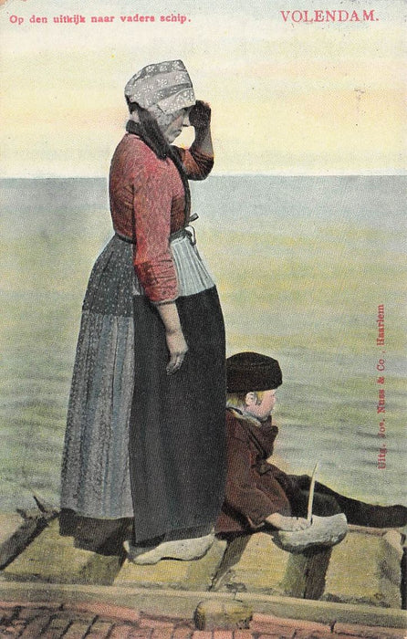 Op Den Uitkijk Naar Vaders Schip Volendam