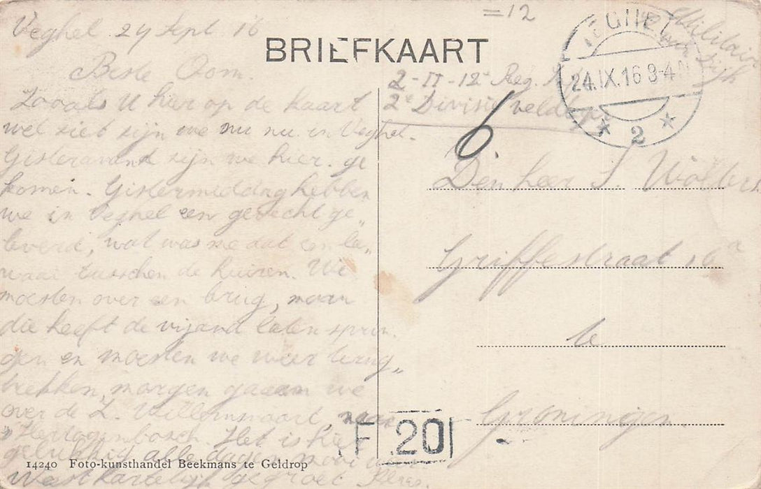 Gezicht Op Het Liefdehuis Veghel