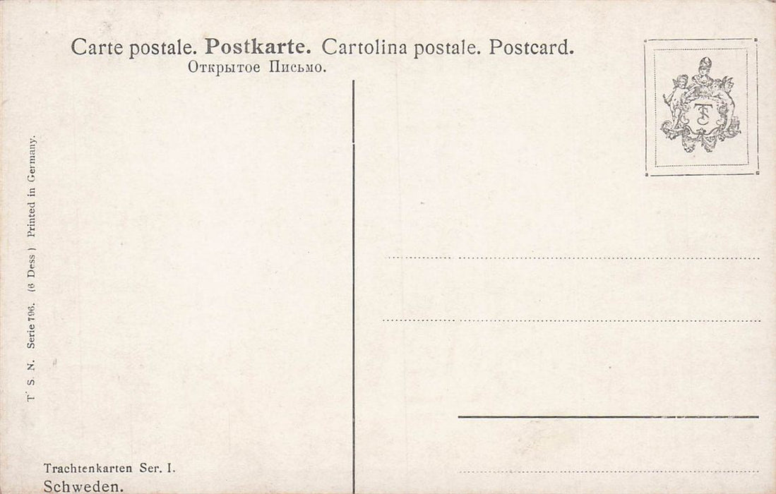 Trachtenkarten Schweden