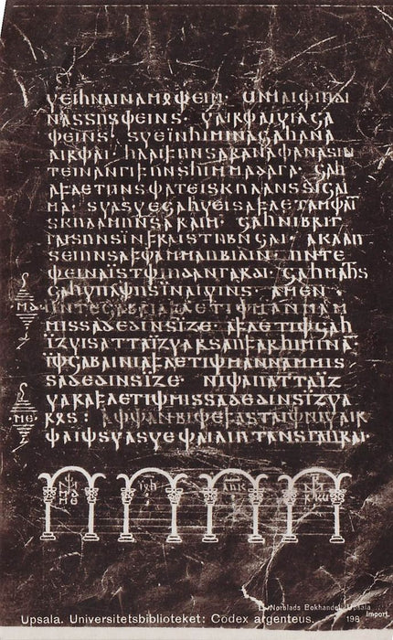 Upsala Universitetsbiblioteket Codex Argenteus