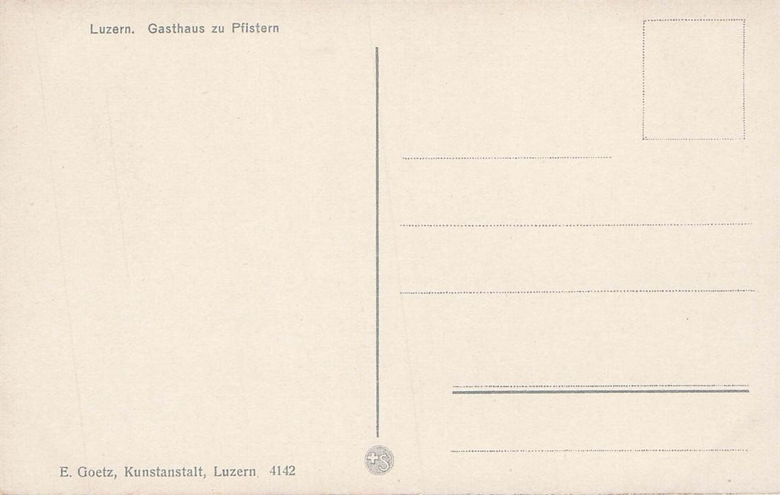Luzern Gasthaus Zu Pfistern