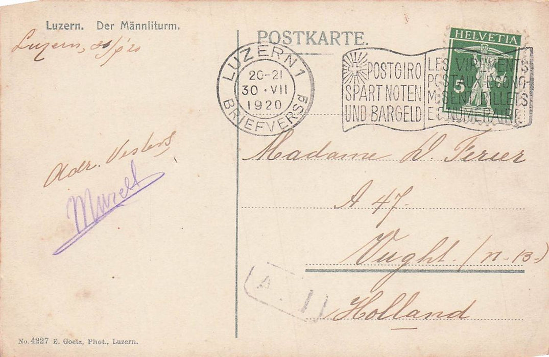 Luzern Der Mannliturm