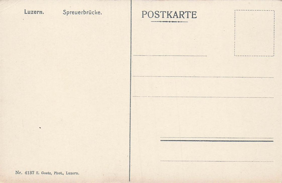 Luzern Spreuerbrücke