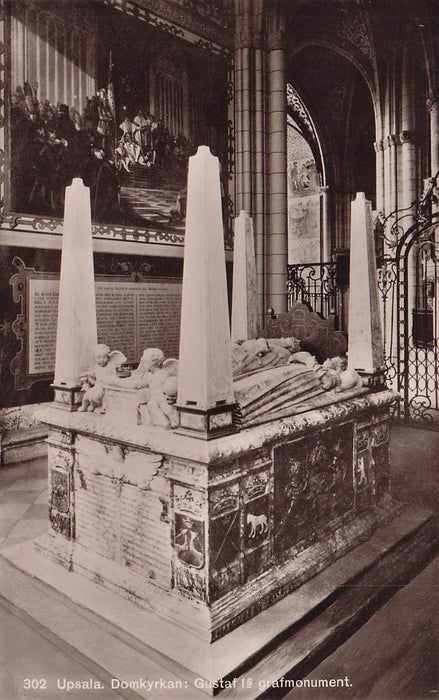 Upsala Domkyrkan Gustaf Is Grafmonument