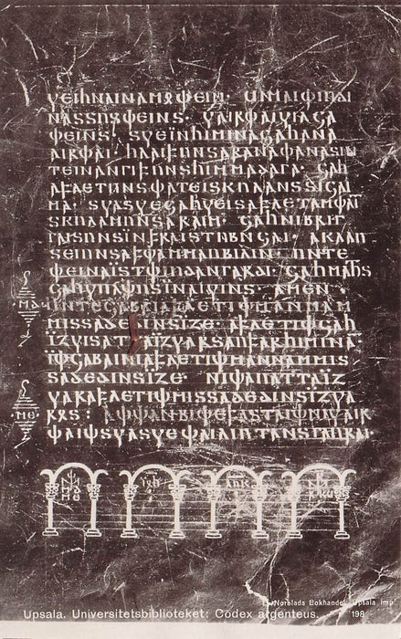 Upsala Universitetsbiblioteket Codex Argenteus