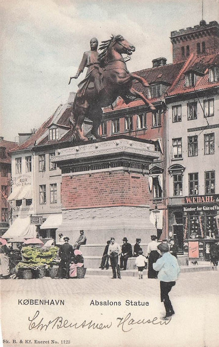 Kobenhavn Absalons Statue