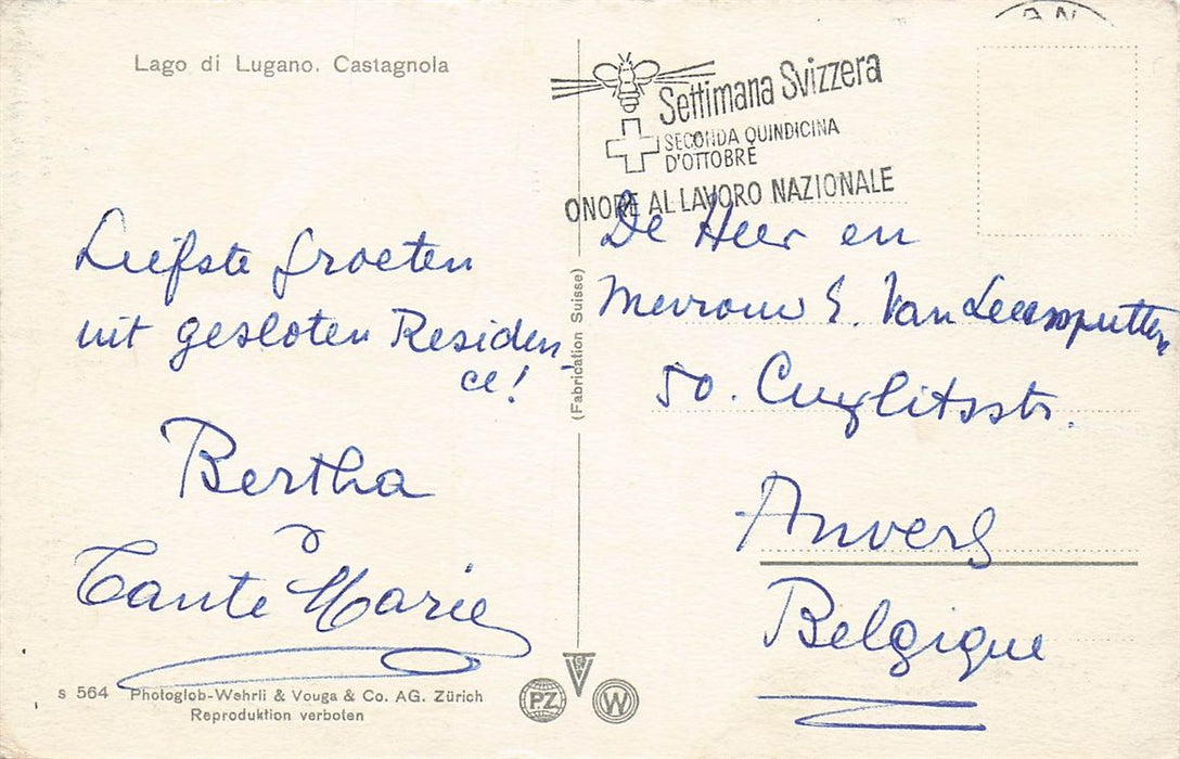 Lago Di Lugano Castagnola