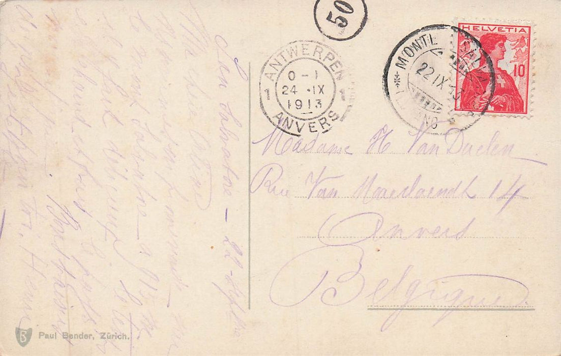 Lago Di Lugano Motivo Presso Oria