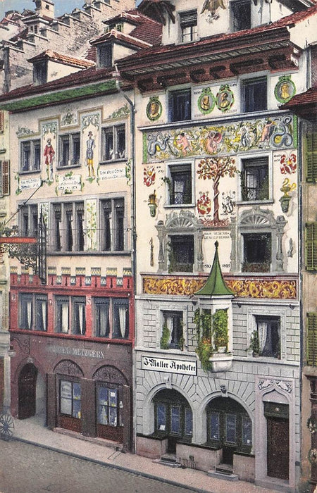 Luzern Zunfthaus Der Fischeren Und Metzgern Alte Apotheke