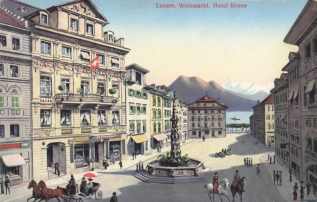 Luzern Weinmarkt Hotel Krone